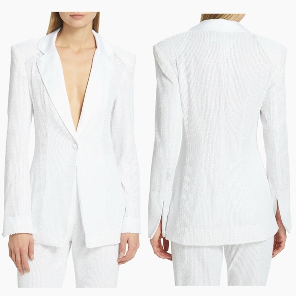 Rotate Birger Christensen Water Sequin Blazer - Picture 1 of 7